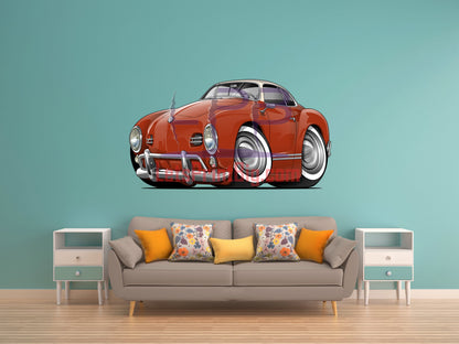 Volkswagen Car Art Wall Decal
