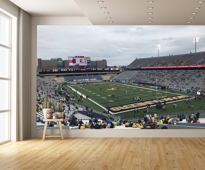 Mountaineer Field at Milan Puskar Stadium Football Wall Mural