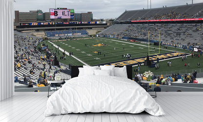 Mountaineer Field at Milan Puskar Stadium Football Wall Mural