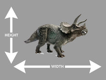 Wide Side view of Triceratops Wall Art Decal