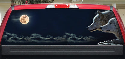 Wolves Rear Window Decal