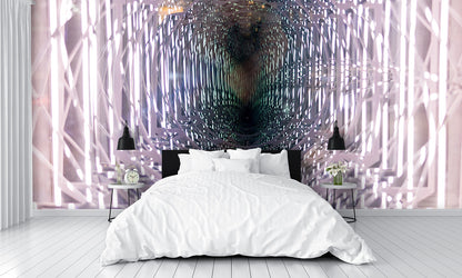 Wormhole Illusion Wall Mural