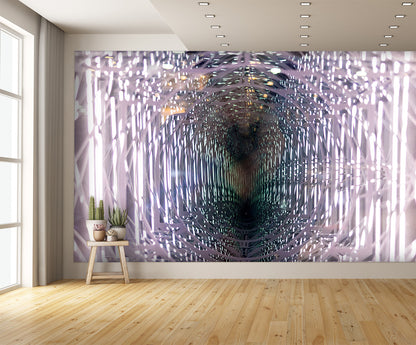 Wormhole Illusion Wall Mural