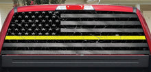 Yellow Line Crackle Rear Window Decal