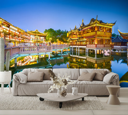 Yuyuan Shanghai Wall Mural