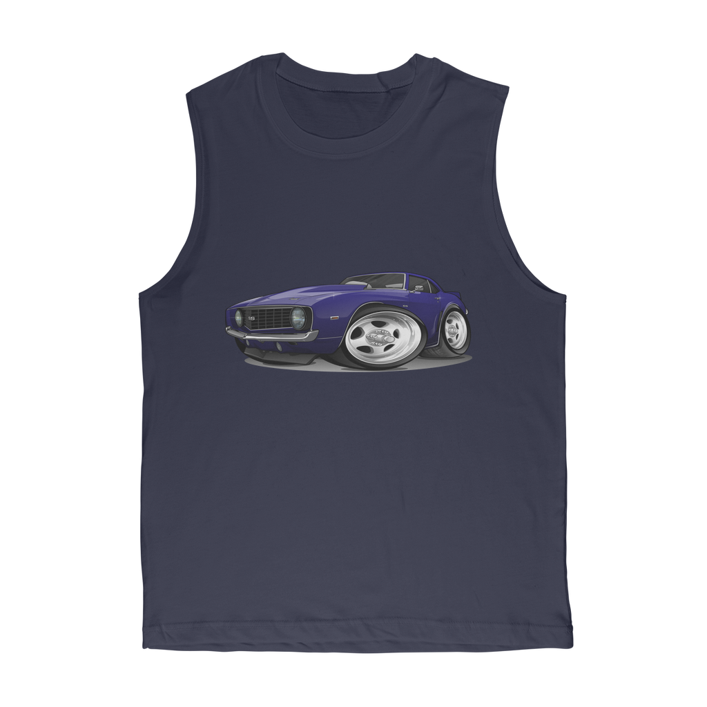1st Generation Purple Camaro Premium Adult Muscle Top