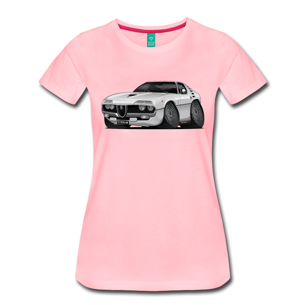 1971 Alfa Romeo Montreal Women’s Premium T-Shirt - pink