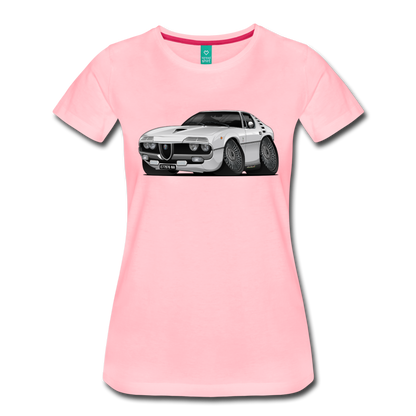1971 Alfa Romeo Montreal Women’s Premium T-Shirt - pink