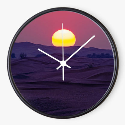 Desert Sunset 10 inch wall clock