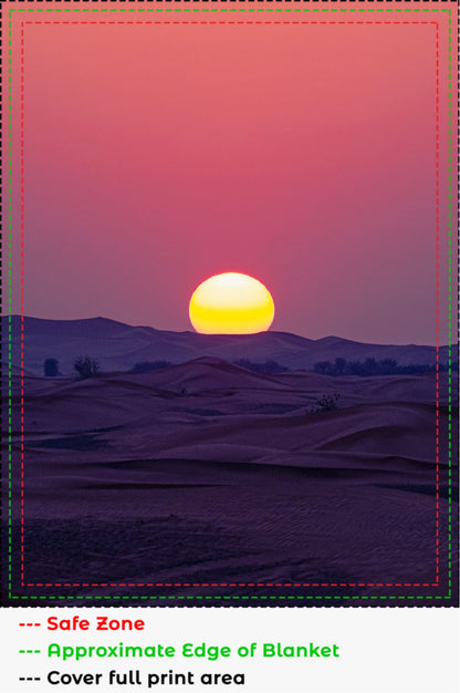 Desert Sunset Blanket