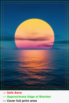 Sunset Over the Ocean Blanket