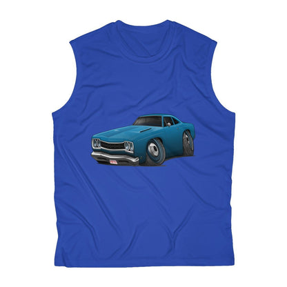 1968 Plymouth Road Runner Car Art Men's Sleeveless Performance Tee