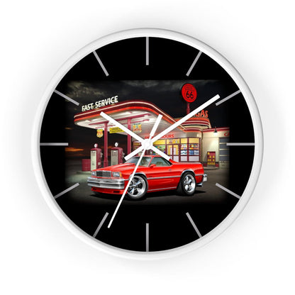 1978 El Camino Gas Station Wall clock