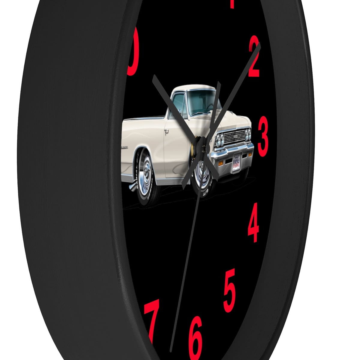 1966 El Camino Car Art Muscle Car Wall clock