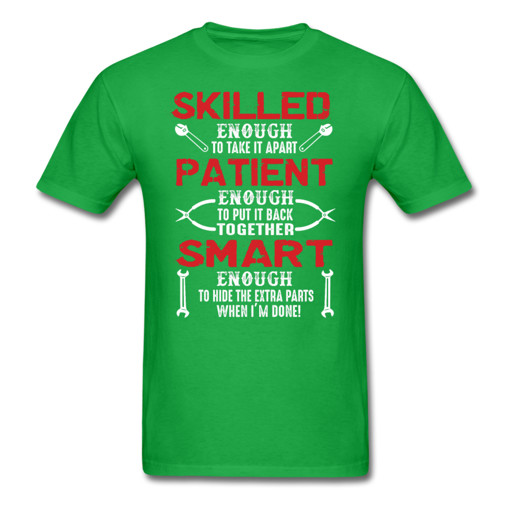Skilled Mechanic Men's T-Shirt - bright green