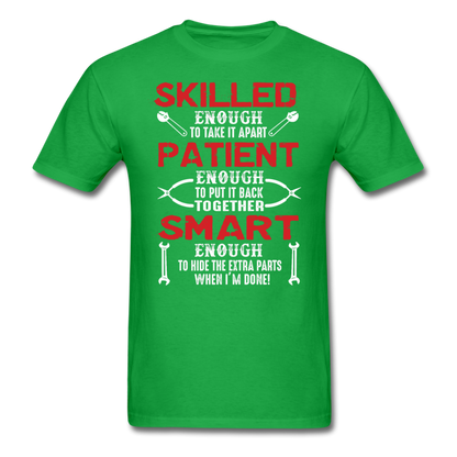 Skilled Mechanic Men's T-Shirt - bright green
