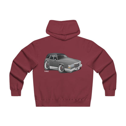 Hearse Men's Lightweight Zip Hooded Sweatshirt