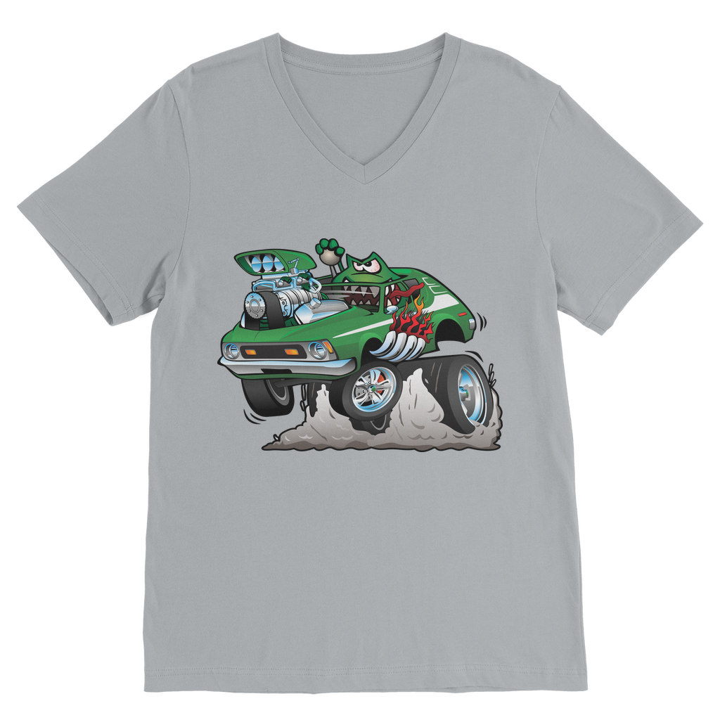 Gremlin Hotrod Classic V-Neck T-Shirt