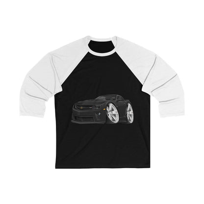 2013 Camaro Car Art Unisex 3/4 Sleeve Baseball Tee