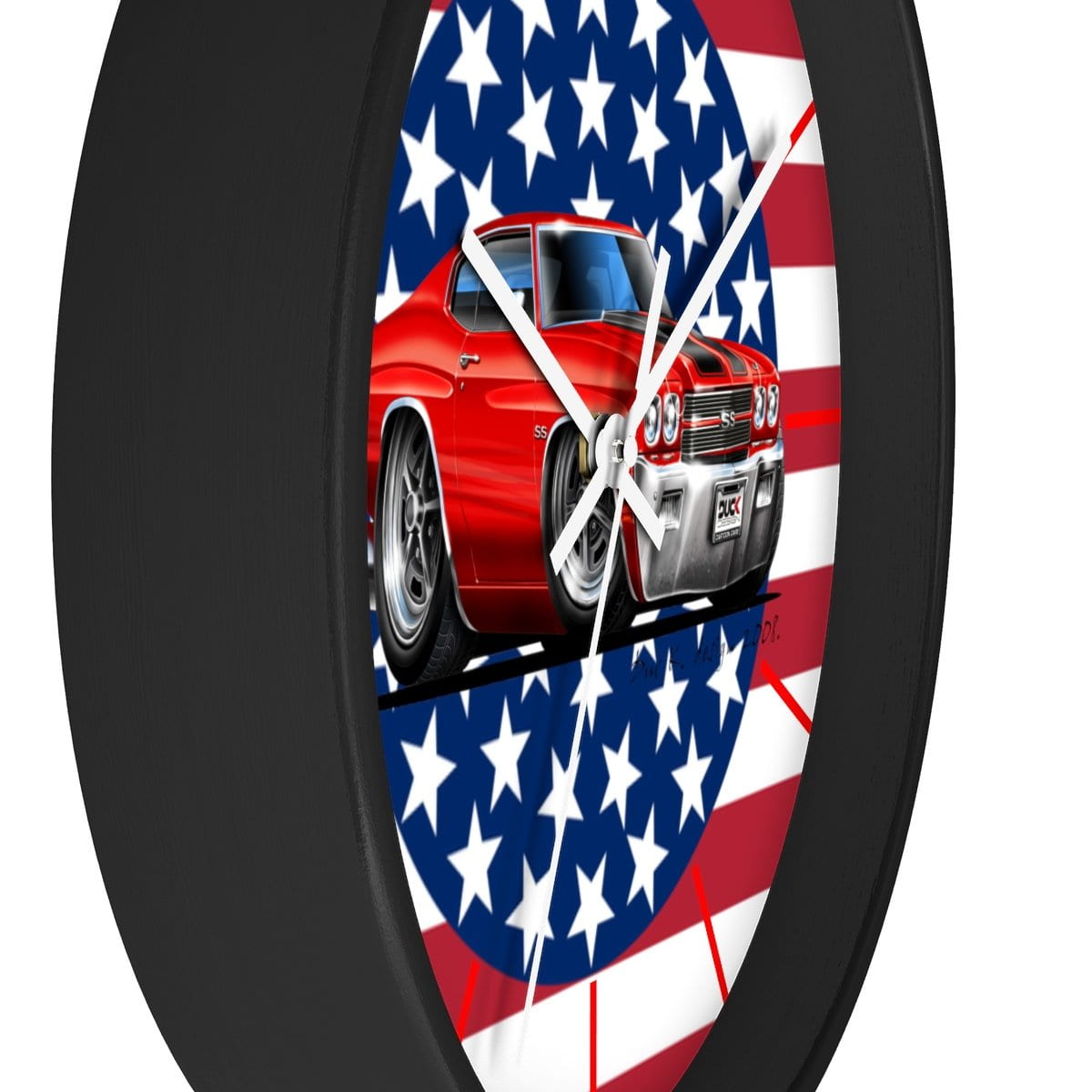 Stars and Stripes and a 1970 Chevelle Wall clock