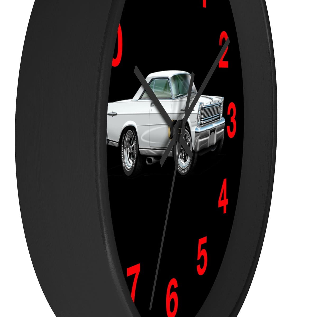1965 Galaxie Muscle Car Art Wall clock