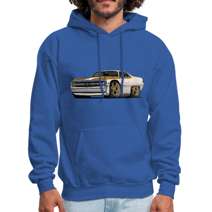 1970 Chrysler 300 Hurst Car Art Men's Hoodie - royal blue