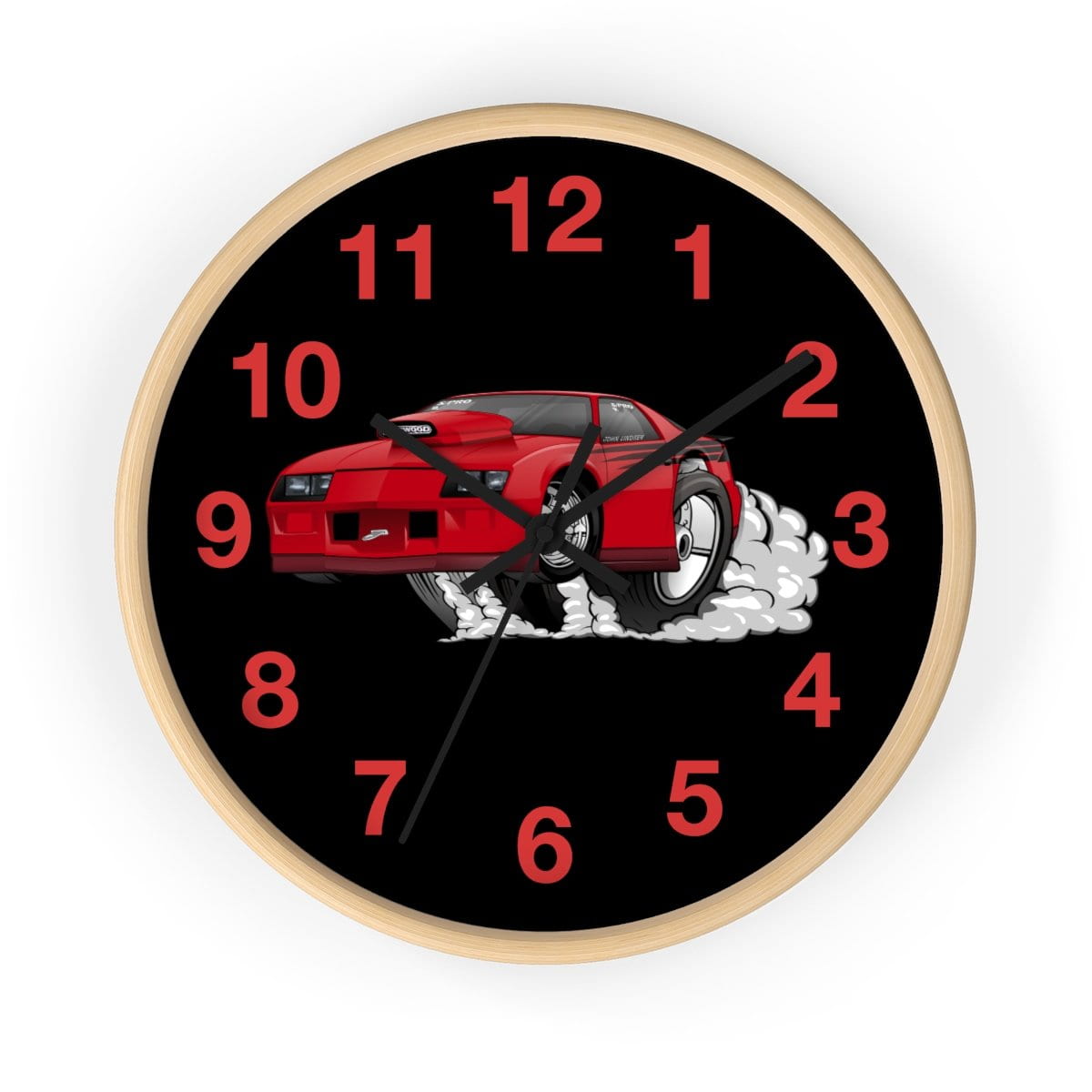 3rd Generation Camaro Drag Car Wall clock