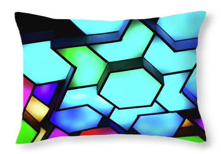 Abstract Colors - Throw Pillow