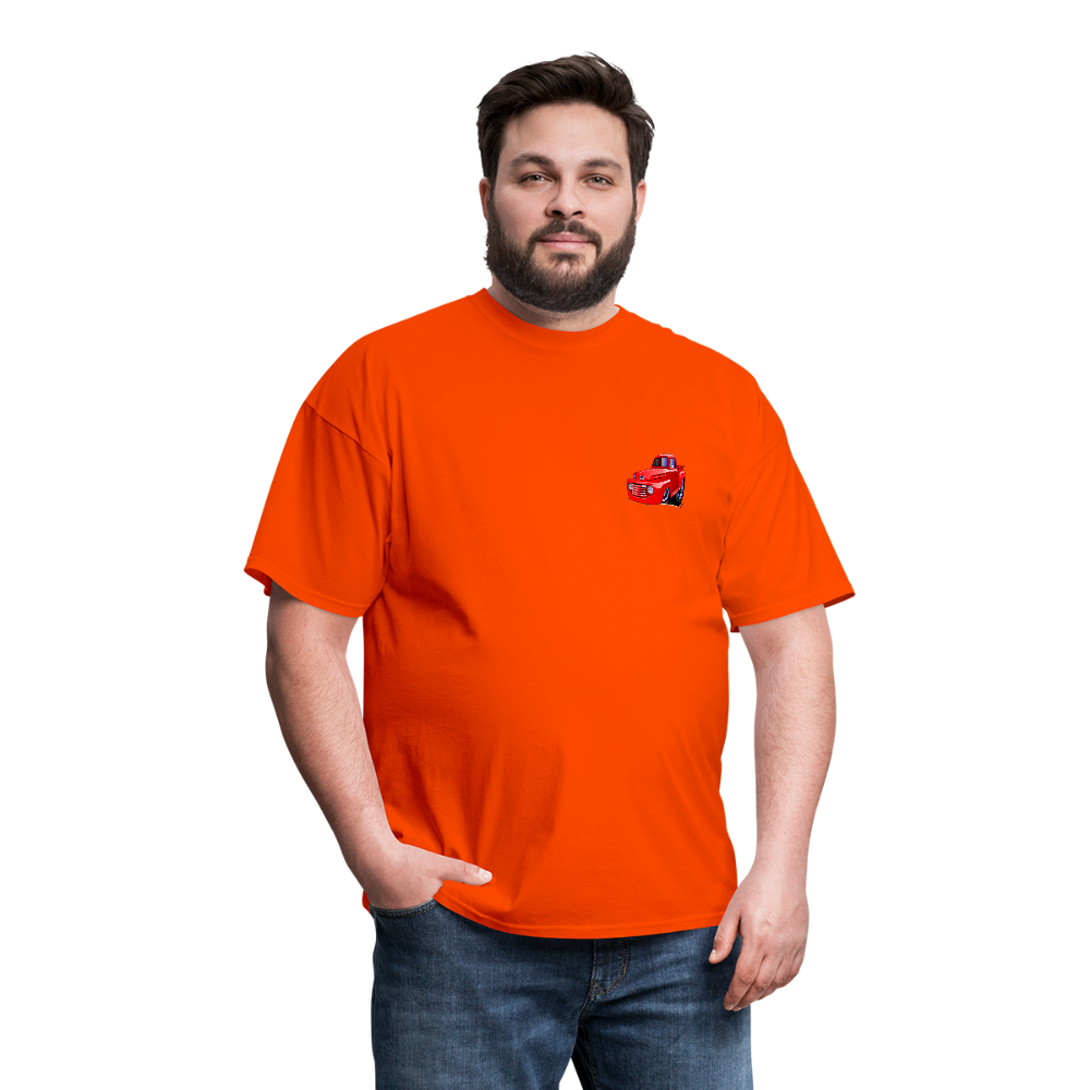 Old Red Truck Version B Men's T-Shirt - orange
