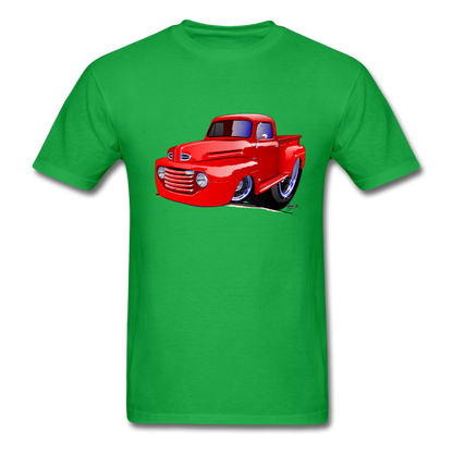 Old Red Truck Men's T-Shirt - bright green