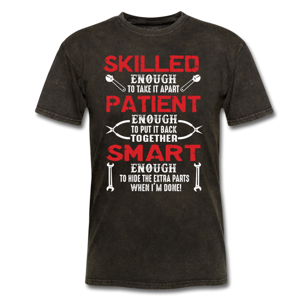 Skilled Mechanic Men's T-Shirt - mineral black