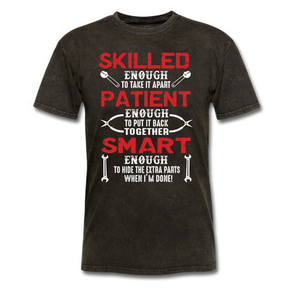 Skilled Mechanic Men's T-Shirt - mineral black