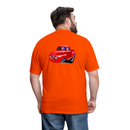 Old Red Truck Version B Men's T-Shirt - orange