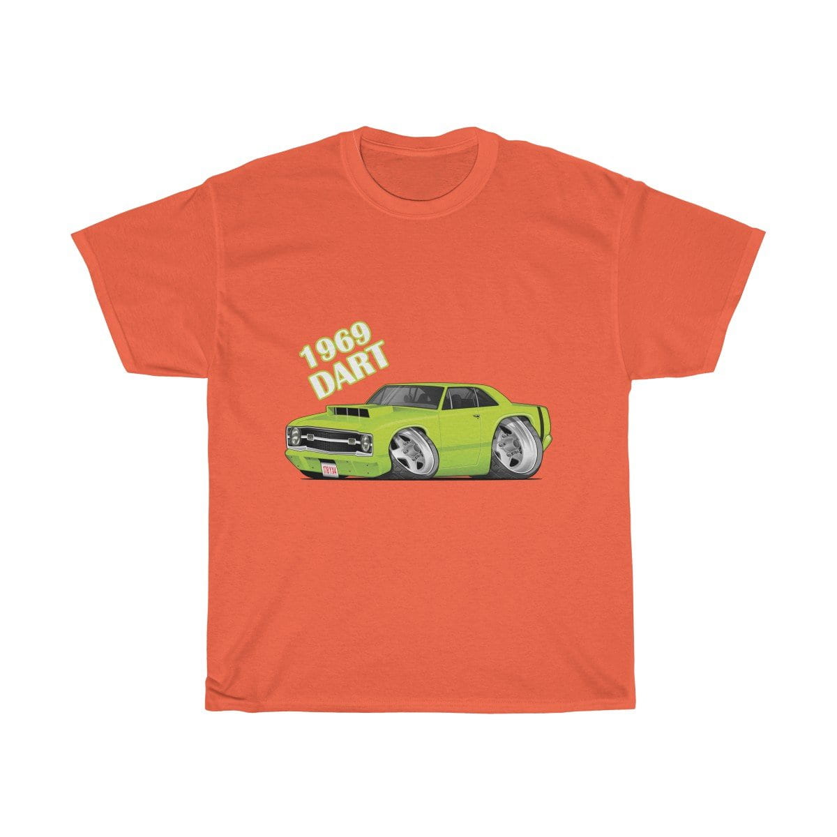 1969 Dart Car Art Unisex Heavy Cotton Tee