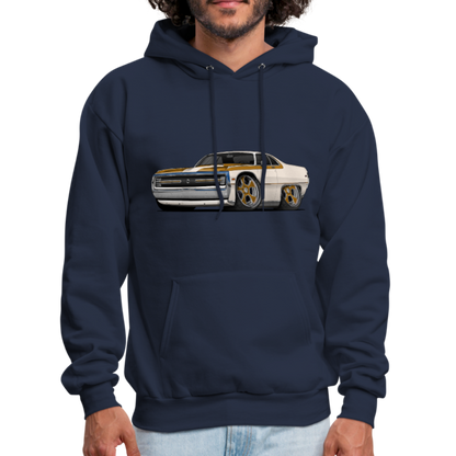 1970 Chrysler 300 Hurst Car Art Men's Hoodie - navy