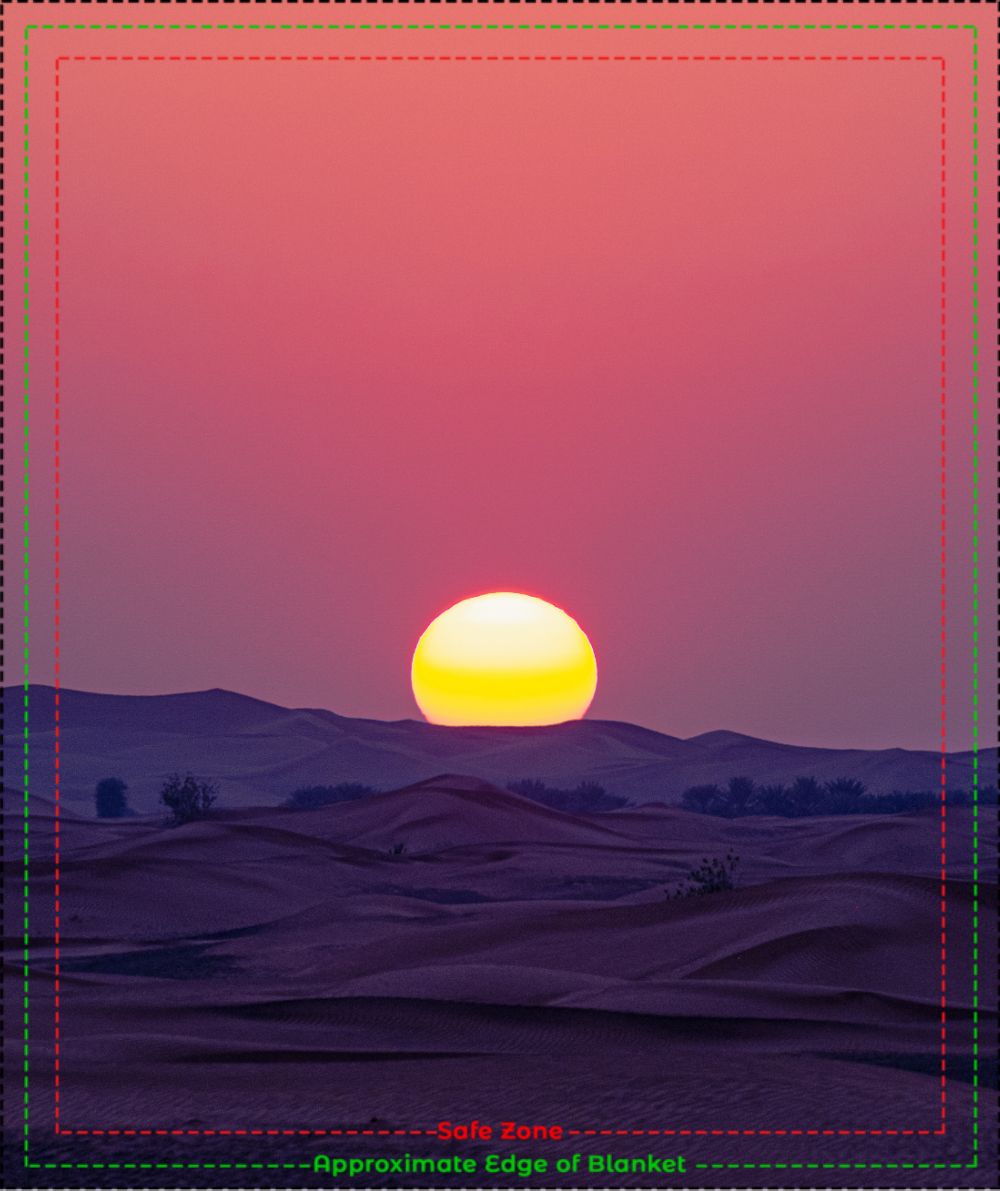 Desert Sunset Blanket