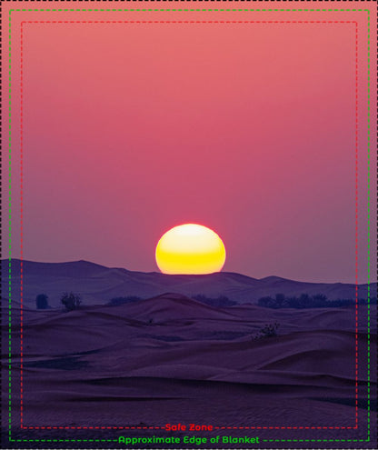 Desert Sunset Blanket