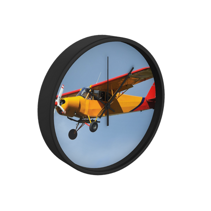 Piper Cub Sky 10 inch wall clock