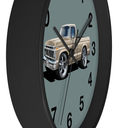 1974 F100 Pickup Truck Car Art Wall clock