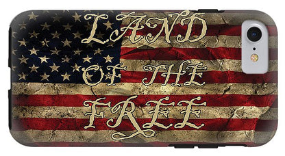 Aged Flag Free - Phone Case
