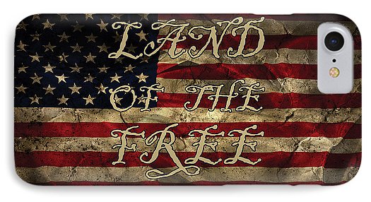 Aged Flag Free - Phone Case