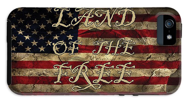 Aged Flag Free - Phone Case