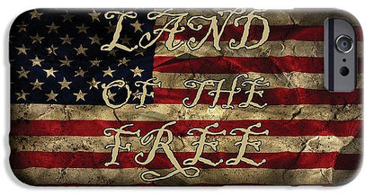 Aged Flag Free - Phone Case