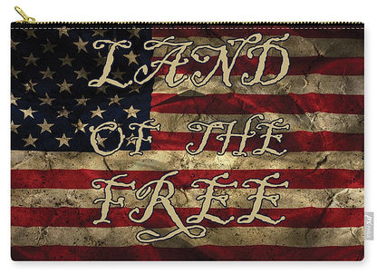 Aged Flag Free - Carry-All Pouch