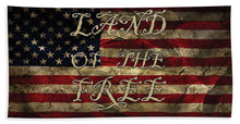 Aged Flag Free - Beach Towel