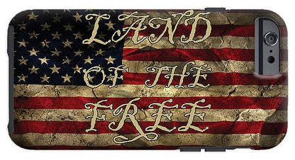 Aged Flag Free - Phone Case