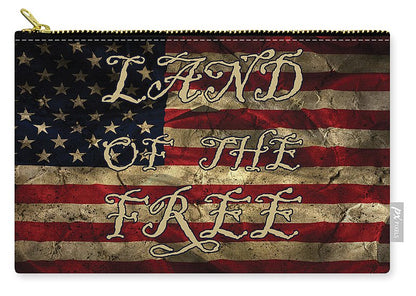 Aged Flag Free - Carry-All Pouch