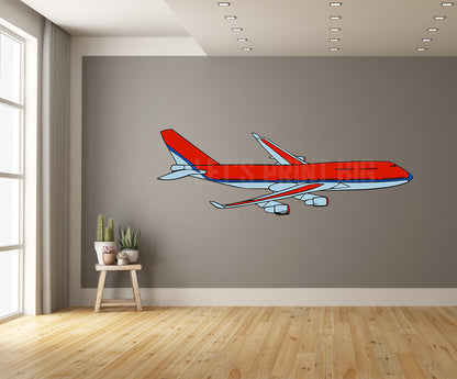Airplane airliner jet wall art decals