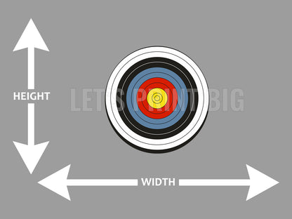 Archery Bullseye Target Wall Decals