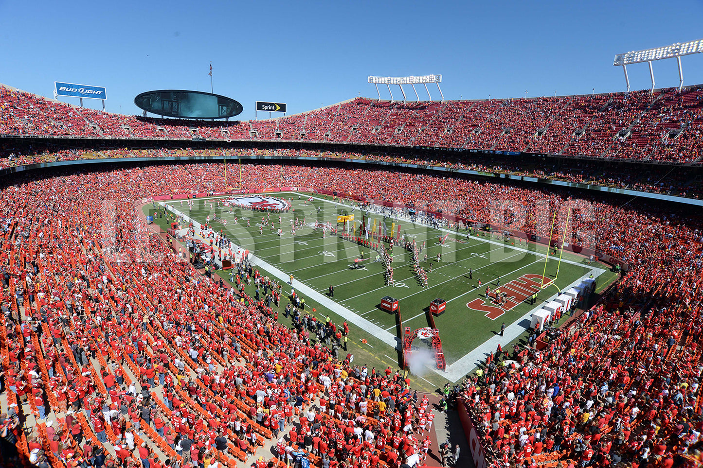 Arrowhead Football Kansas city chiefs what state Wall Mural proof